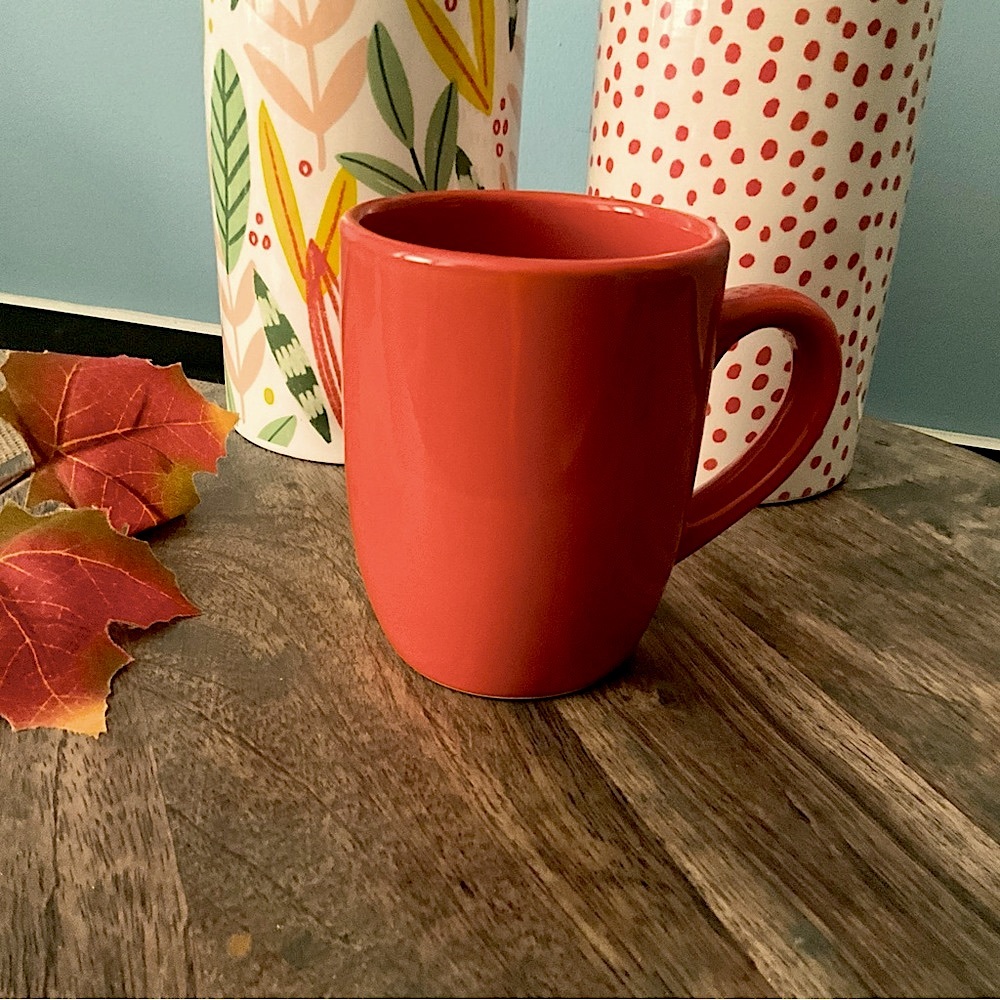 1 Royal Norfolk Burnt Orange Stoneware Coffee Mug